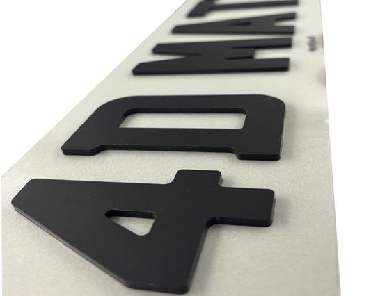 4D ACRYLIC MATT PLATES